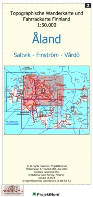 ÅLAND - SALTVIK 2 | carte topographique Projektnord