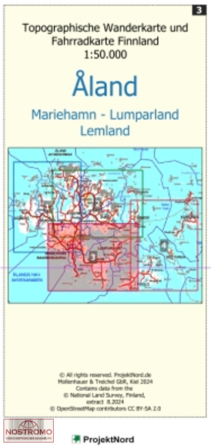 ÅLAND - MARIEHAMN 3 | carte topographique Projektnord