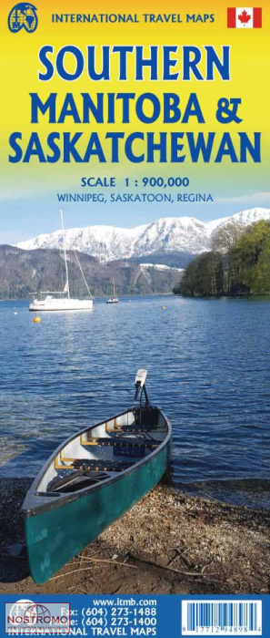 MANITOBA & SASKATCHEWAN SUD | carte touristique ITMB