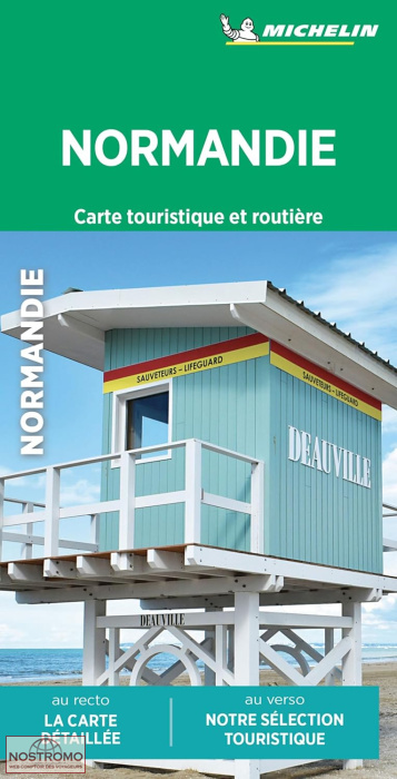 NORMANDIE | carte touristique Michelin