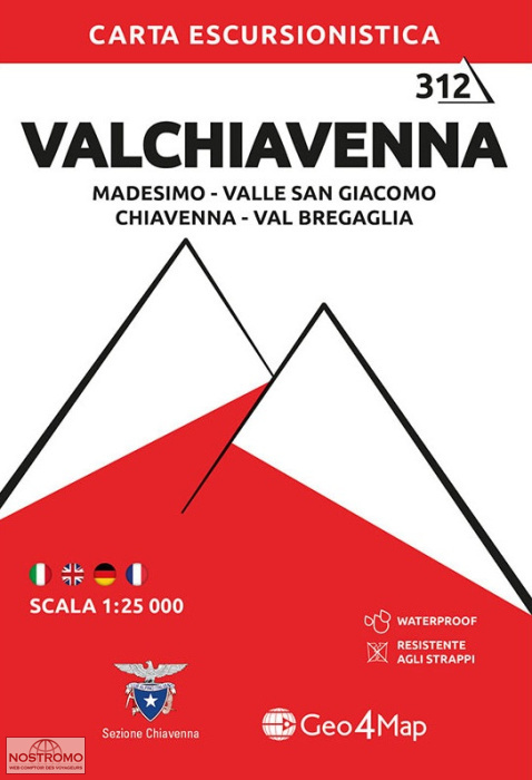 312 VALCHIAVENNA | Geo4map hiking map