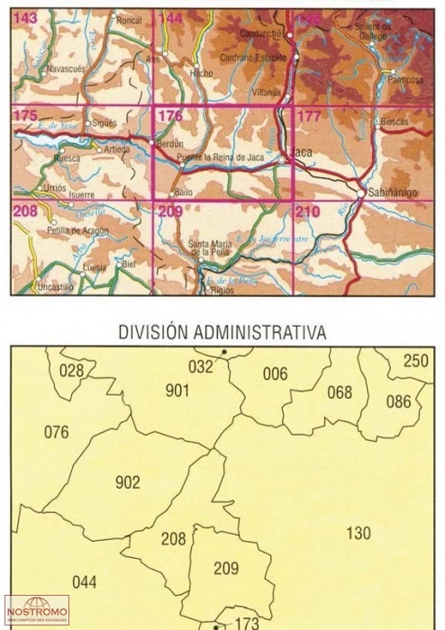 176 JACA Carte Topographique CNIG Nostromoweb 176 JACA Carte Topographique CNIG Nostromoweb