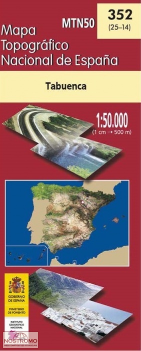 352 TABUENCA | carte topographique CNIG