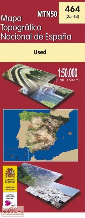 464 USED | carte topographique CNIG