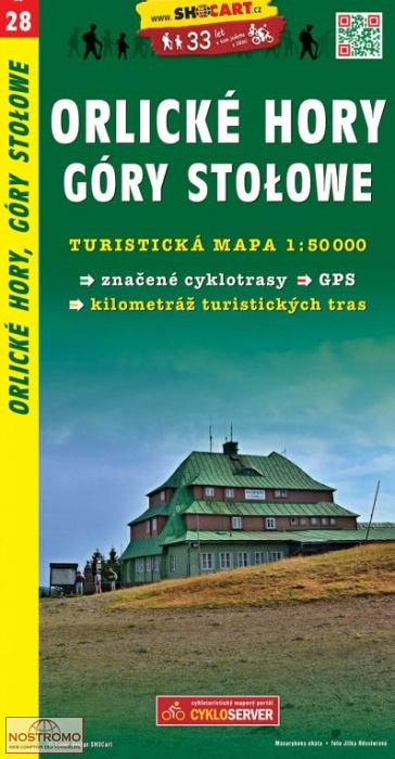 28 ORLICKÉ HORY - GÓRY STOLOWE | carte de randonnée Shocart