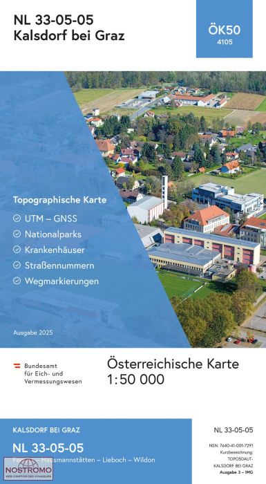 4105 KALSDORF BEI GRAZ | BEV topographical map