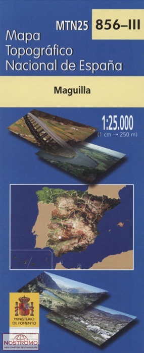 856-3 MAGUILLA | carte topographique CNIG
