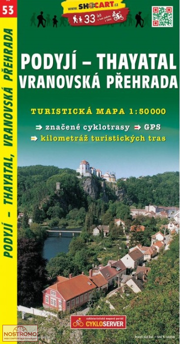53 PODYJÍ - THAYATAL | Shocart hiking map