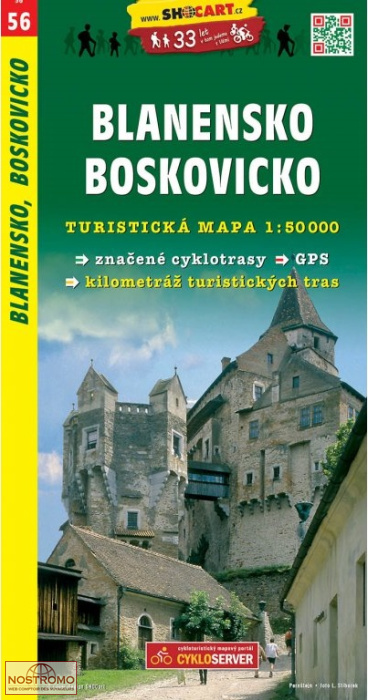 56 BLANENSKO - BOSKOVICKO | Shocart hiking map