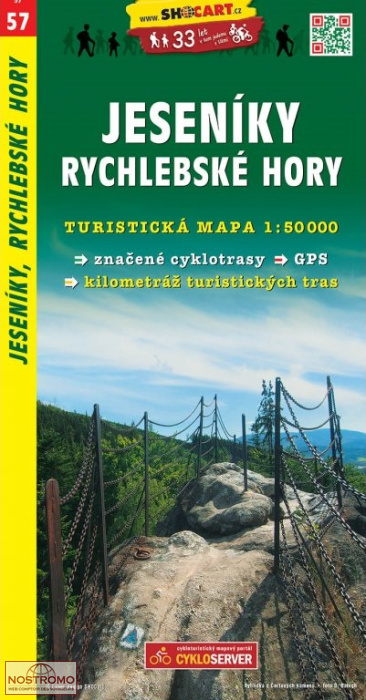 57 JESENÍKY - RYCHLEBSKÉ HORY | Shocart hiking map