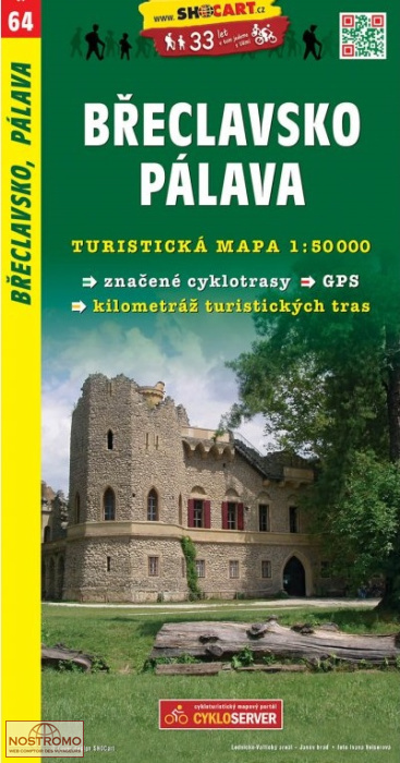 64 BŘECLAVSKO - PÁLAVA | Shocart hiking map