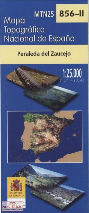856-2 PERALEDA DEL ZAUCEJO | carte topographique CNIG