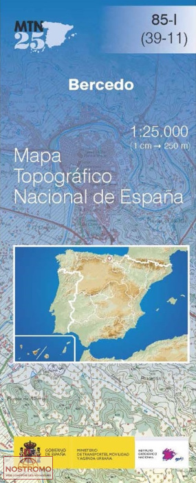 085-1 BERCEDO | CNIG topographical map