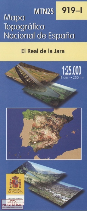 0919-1 EL REAL DE LA JARA | carte topographique CNIG
