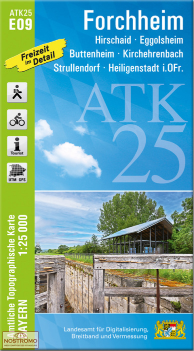 ATK25 - E09 FORCHHEIM | LDBV hiking map