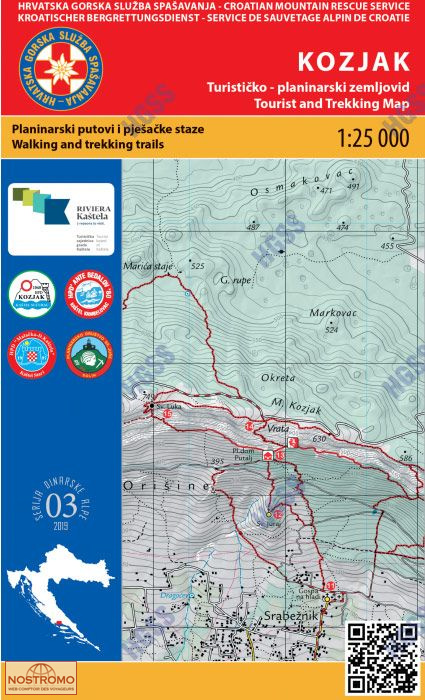 03 KOZJAK | carte de randonnée HGSS