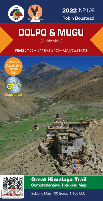 NP109 DOLPO & MUGU | Nepamaps trekking map