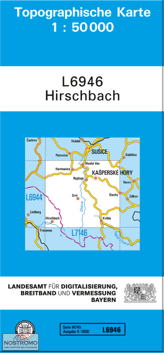 L6946 HIRSCHBACH | carte topographique LDBV