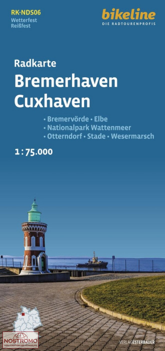 NDS06 BREMERHAVEN - CUXHAVEN | Esterbauer cycling map