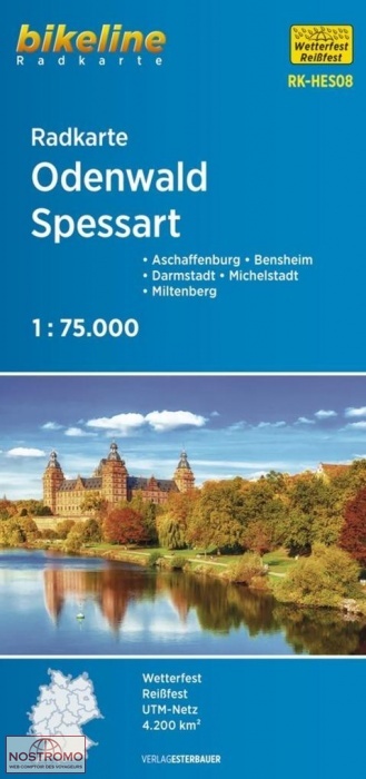 HES08 ODENWALD - SPESSART | Esterbauer cycling map