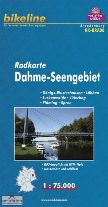 BRA08 DAHME-SEENGEBIET | Esterbauer cycling map