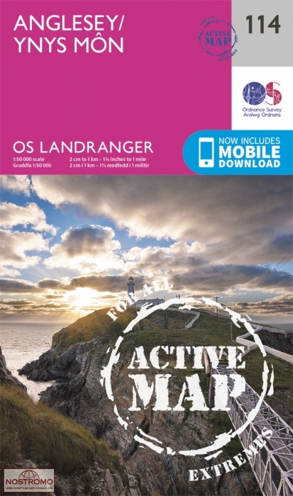 0114 ANGLESEY | OS hiking map