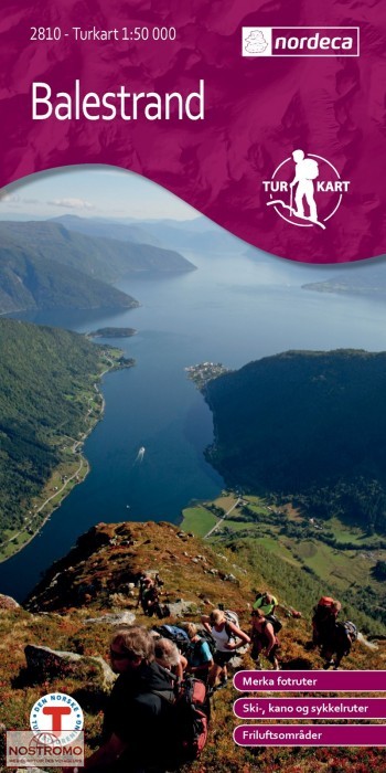 2810 BALESTRAND | carte de randonnée Nordeca