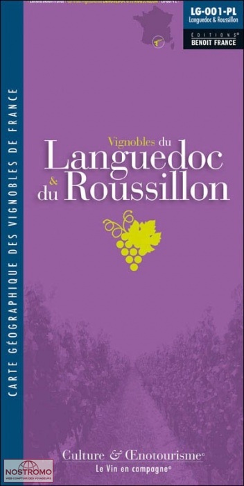 VINEYARD OF LANGUEDOC-ROUSSILLON | Benoit map of vineyard