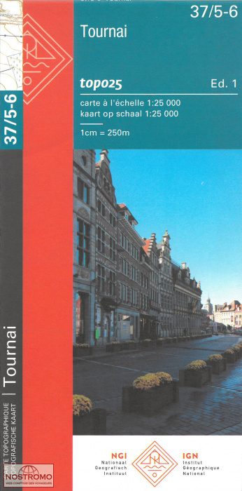 37/5-6 TOURNAI | carte topographique NGI/IGN