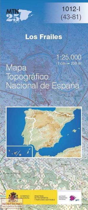 1012-1 LOS FRAILES | carte topographique CNIG