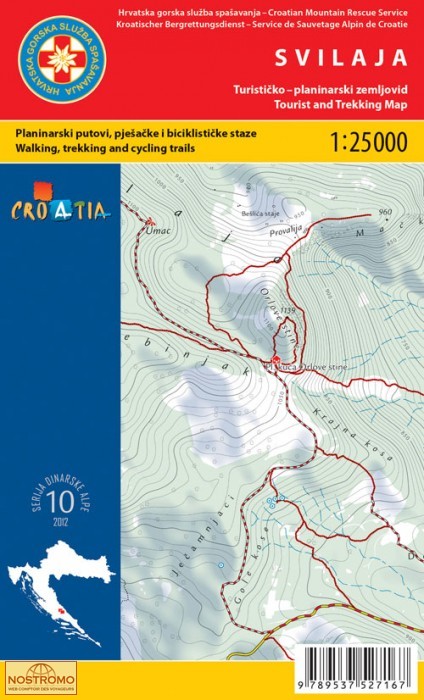 10 SVILAJA | carte de randonnée HGSS