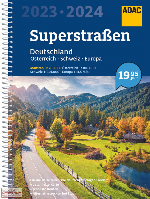 GERMANY - AUSTRIA -SWITZERLAND | Adac road atlas