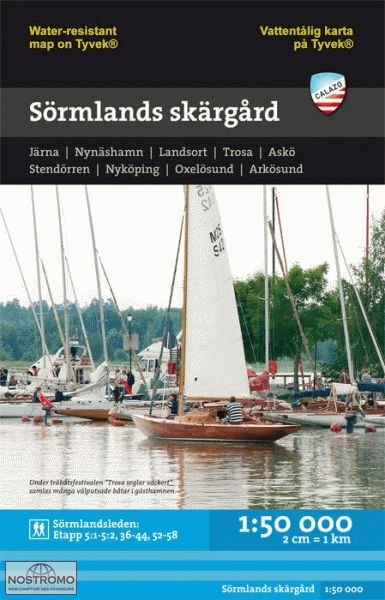 SÖRMLANDS SKÄRGÅRD | carte de randonnée Calazo