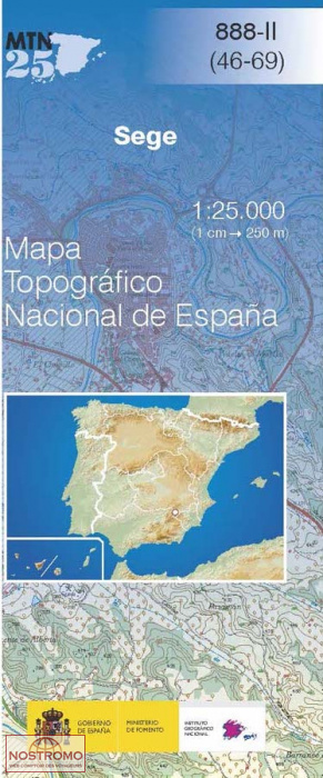 888-2 SEGE | carte topographique CNIG