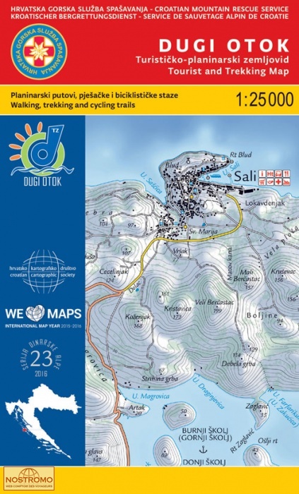 23 DUGI OTOK | HGSS hiking map