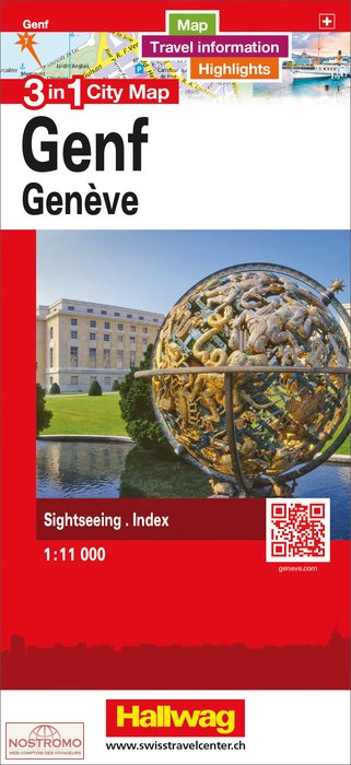 GENEVA | Hallwag street map