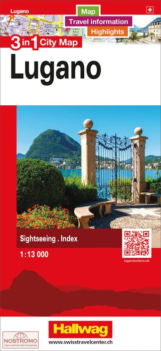 LUGANO | Hallwag street map