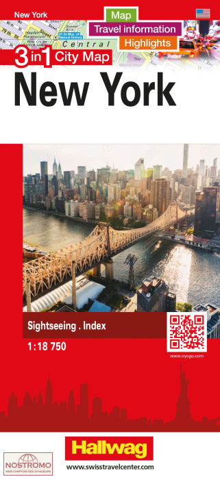 NEW YORK | Hallwag street map