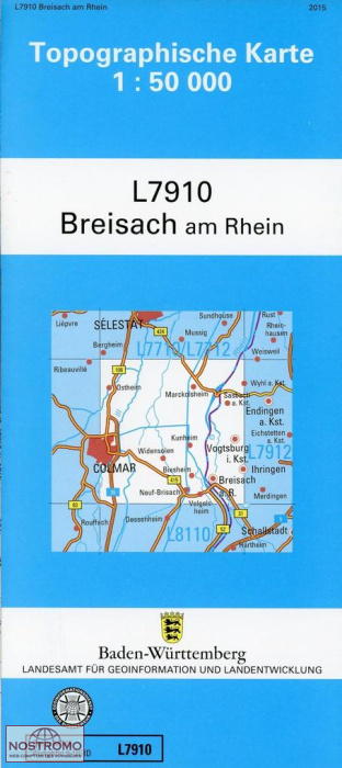 L7910 BREISACH AM RHEIN | carte topographique LGL