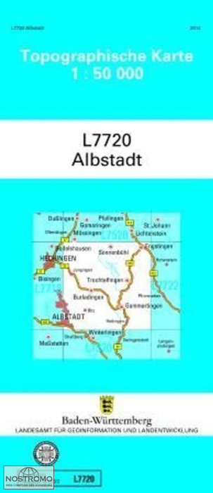 L7720 ALBSTADT | carte topographique LGL