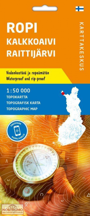 ROPI - KALKKOAIVI - RAITTIJÄRVI | carte topographique Karttakeskus