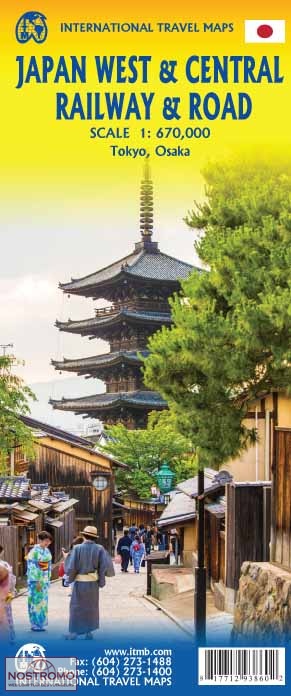 JAPAN WEST & CENTRAL | ITMB travel map