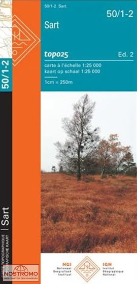 50/1-2 SART | carte topographique NGI/IGN