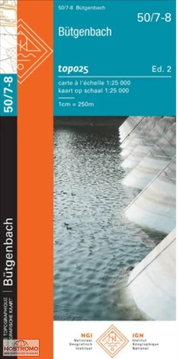 50/7-8 BÜTGENBACH | carte topographique NGI/IGN