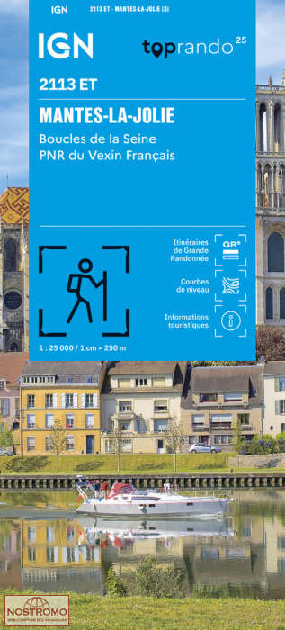2113ET MANTES-LA-JOLIE | IGN hiking map