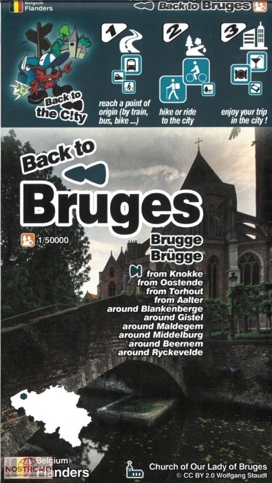 BRUGGE | Mini-Planet hiking map