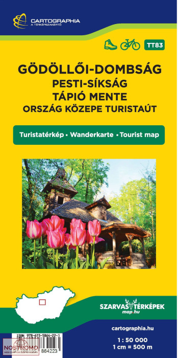 GÖDÖLLOI-DOMBSAG | carte de randonnée Cartographia & Szarvas