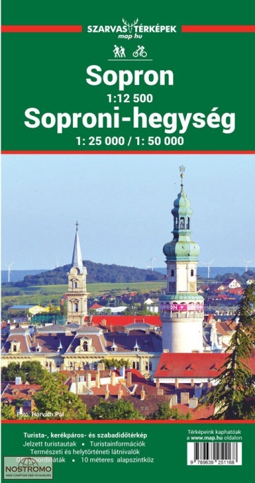 SOPRONI-HEGYSÉG | Szarvas hiking map