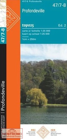 47/7-8 PROFONDEVILLE | NGI/IGN topographical map