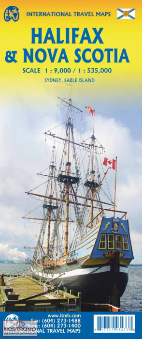HALIFAX & NOUVELLE-ÉCOSSE | carte touristique ITMB